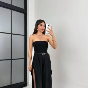 Kadın Yırtmaç Detaylı Pantolon